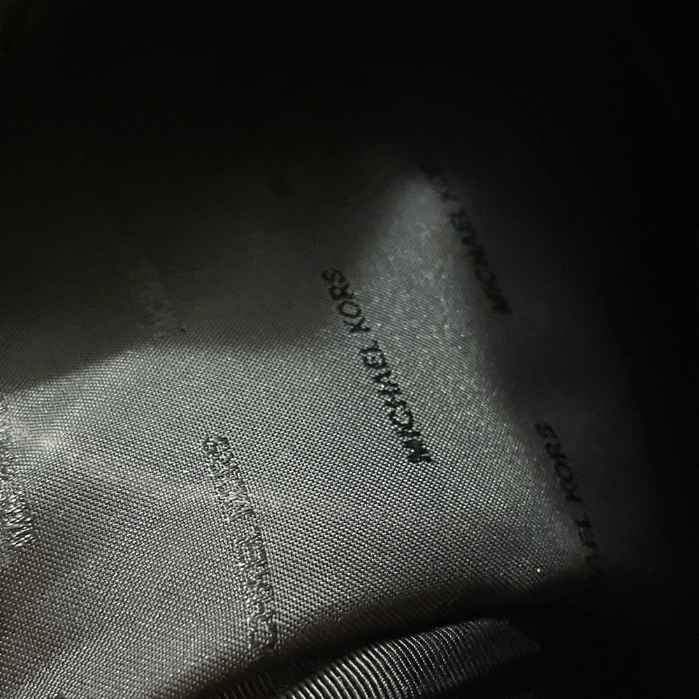 Michael Kors Black Quilted Fur-Trim Backpack - Picture 9 of 13